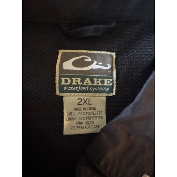 DRAKE WATERFOWL SYSTEMS SHORT SLEEVE VENTED FISHING SHIRT Brown& Gray 2x Combo - Picture 2 of 12